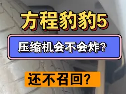 Download Video: 【方程豹】豹5，我拿五万买的压缩机就这样？