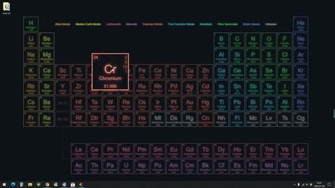 关于电脑桌面背景 元素周期表 哔哩哔哩 Bilibili