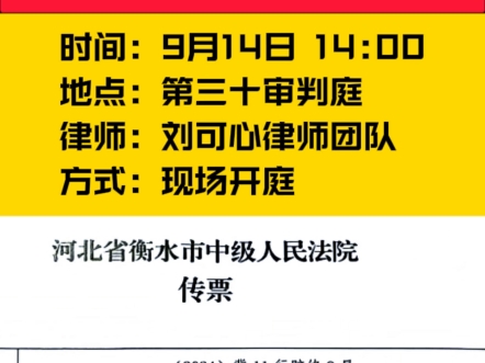 刘可心律师团队九月十四日在河北衡水(企业国赔案)哔哩哔哩bilibili