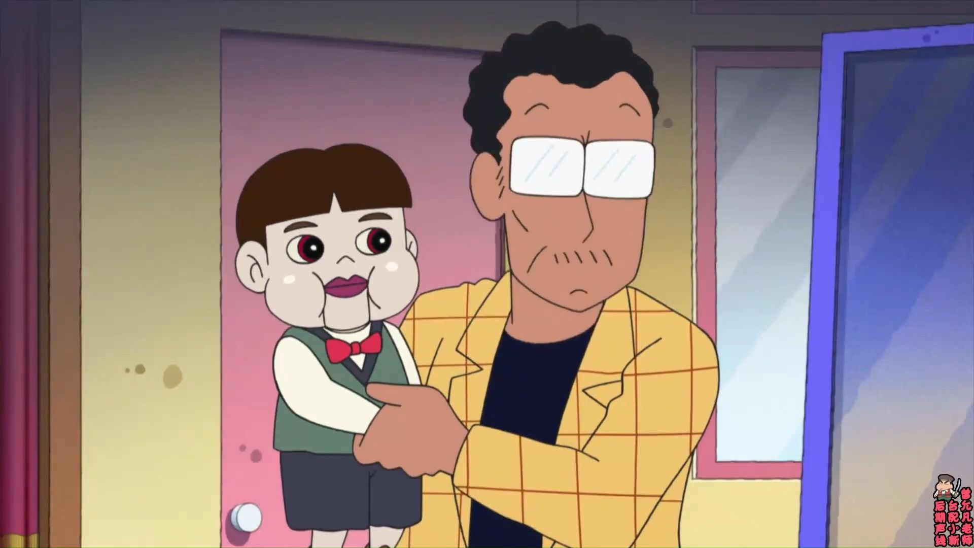 蜡笔小新 第十季 国语017 园长先生表演腹语术哦