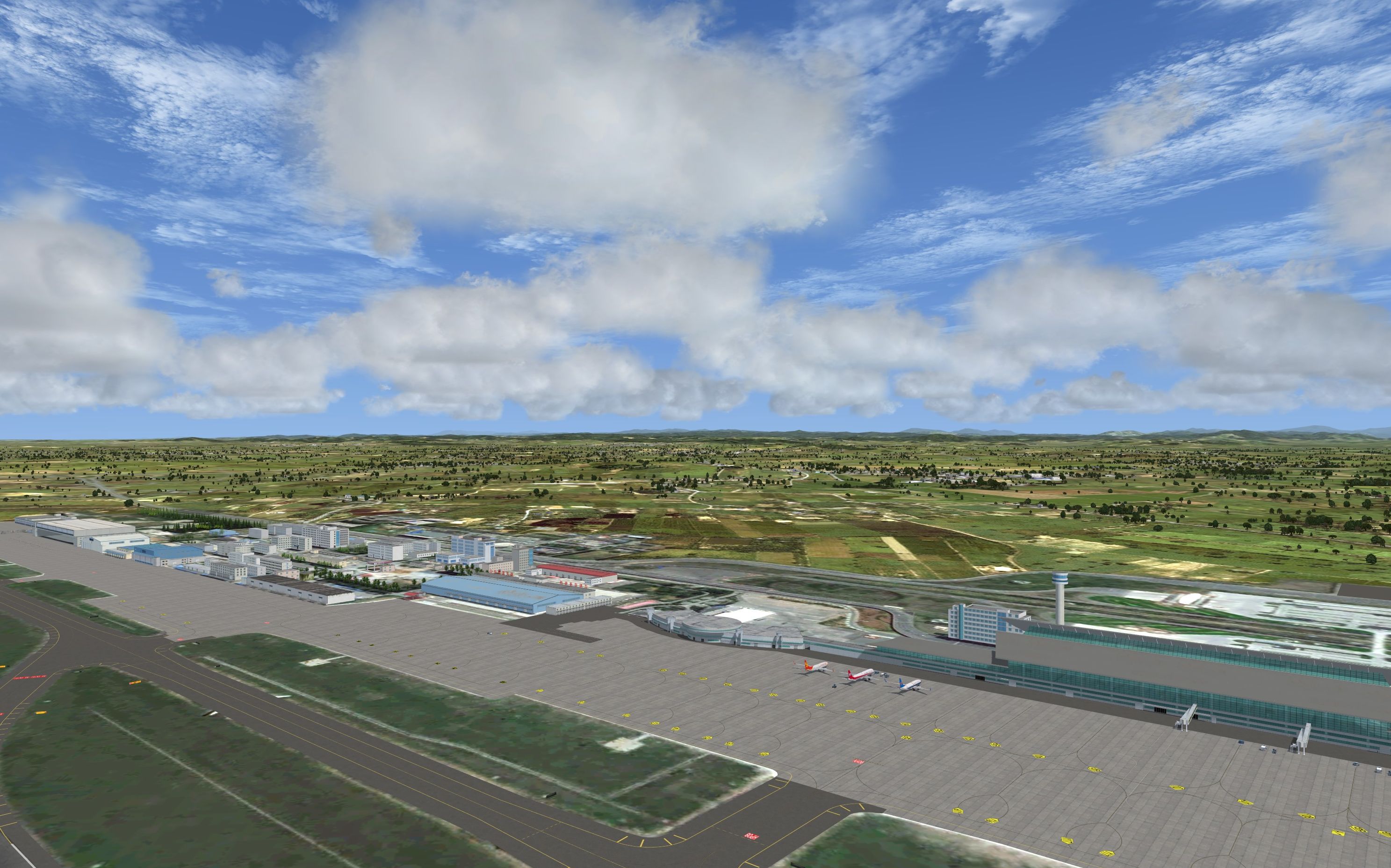sino地景开发小组p3d沈阳桃仙机场