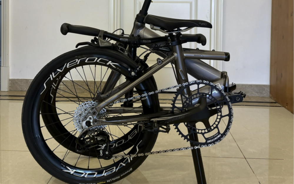 风行折叠自行车yad2018碟刹车架改圈刹实例!定制需求:长途骑行 轻便