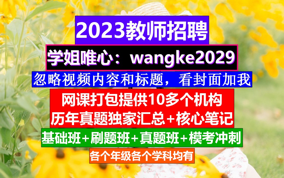 2023教师招聘教育基础知识,教师招聘考试公告聊城,教师求职简历哔哩哔哩bilibili