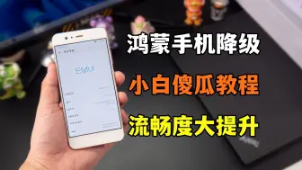 Download Video: 华为老款手机成功变流畅！鸿蒙系统降级安卓EMUI教程！