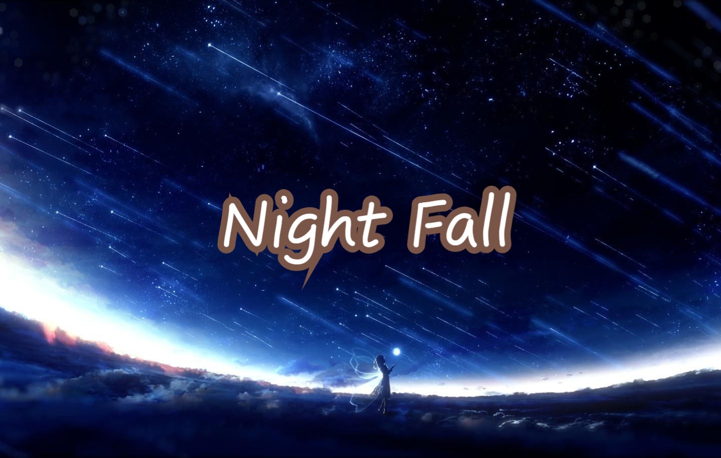 [图]【桌面动效】忙碌的生活也需要音乐的治愈 ||“Night Fall”(黄昏)