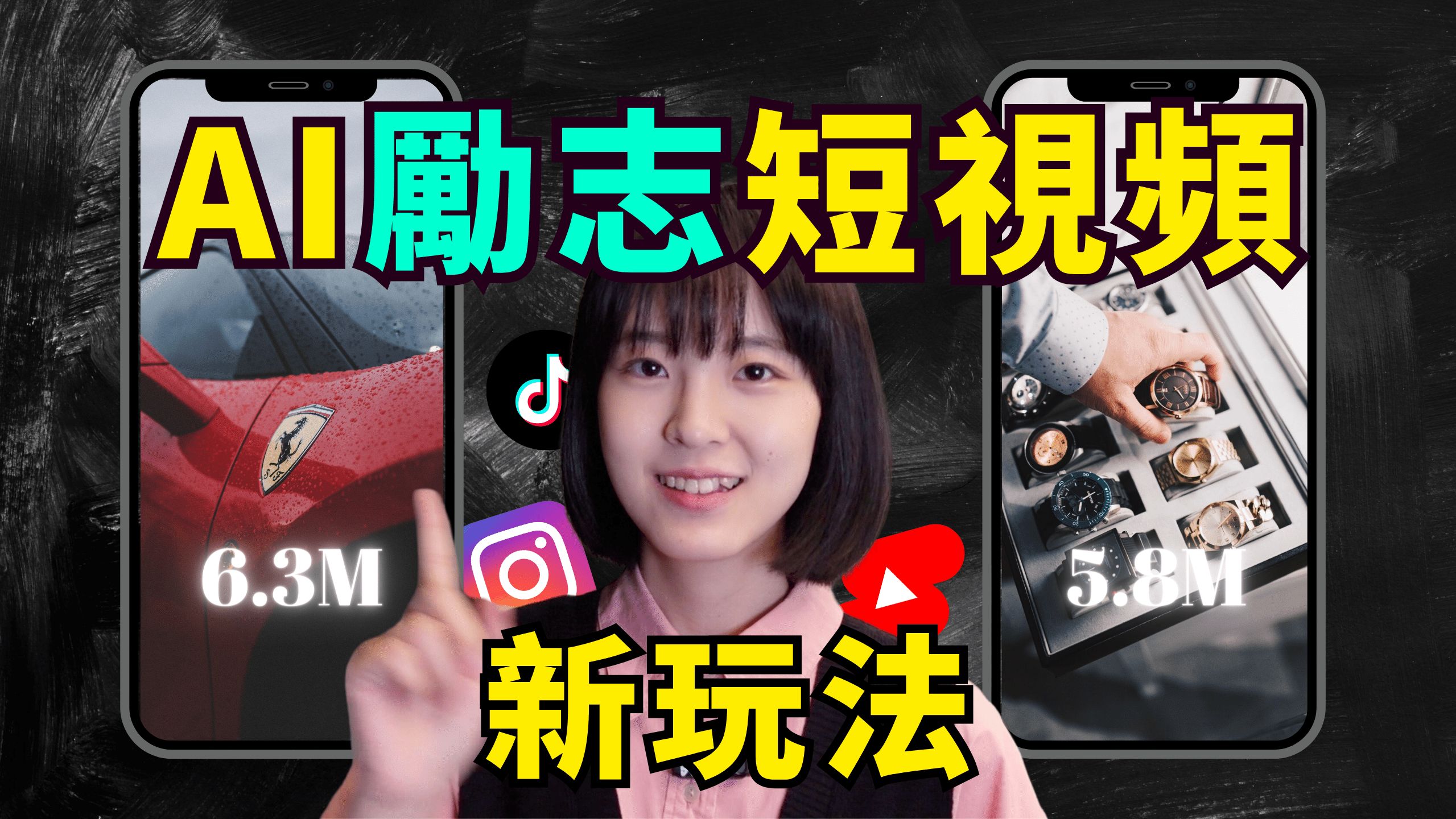 【新玩法】AI做励志短视频,全新赛道分析|Reels&Youtube Shorts&Tiktok|Luxury Motivational Tutorial哔哩哔哩bilibili