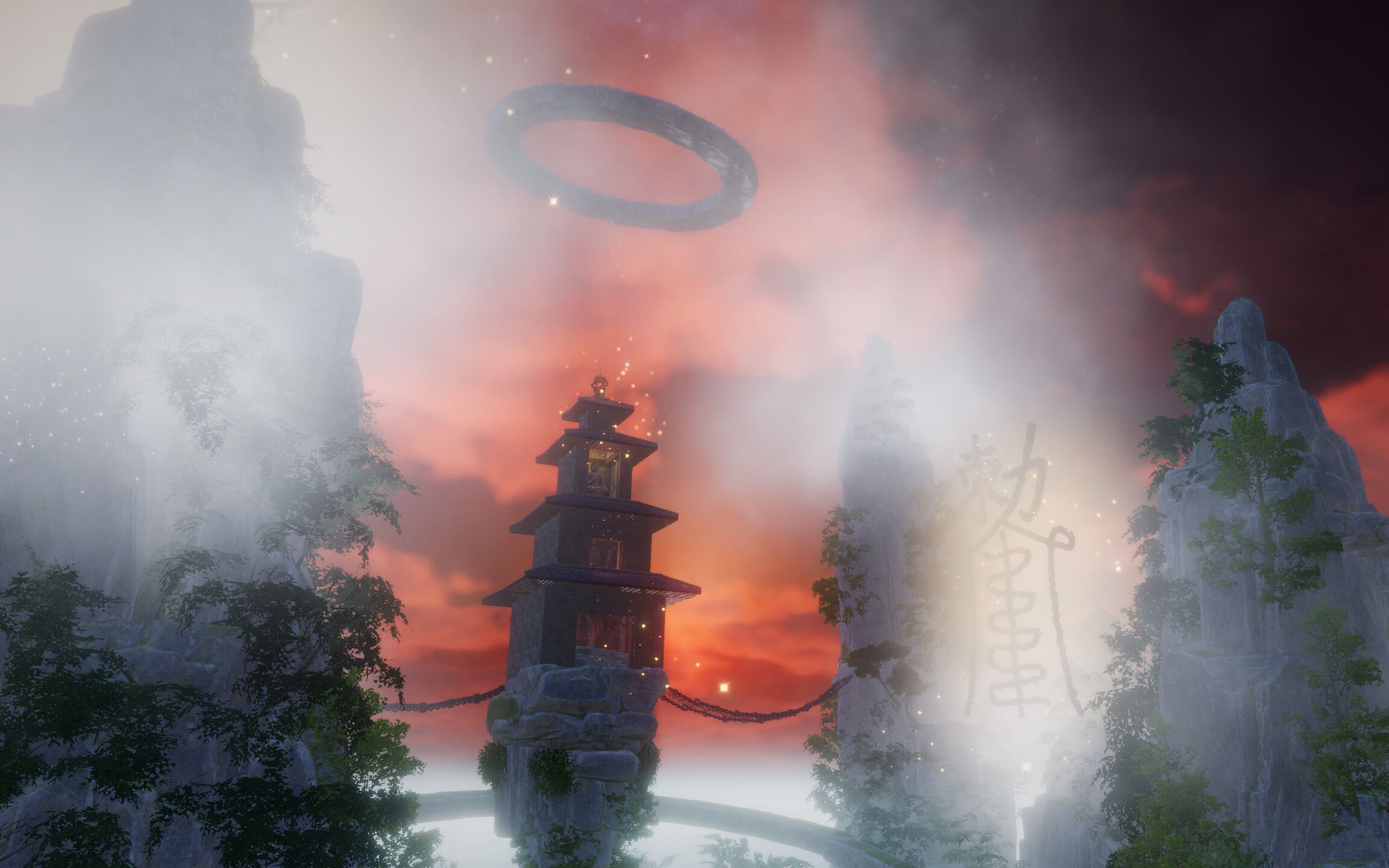 剑网3家园4000平纯景蓝图锁妖塔算是4w蓝图的预告前置