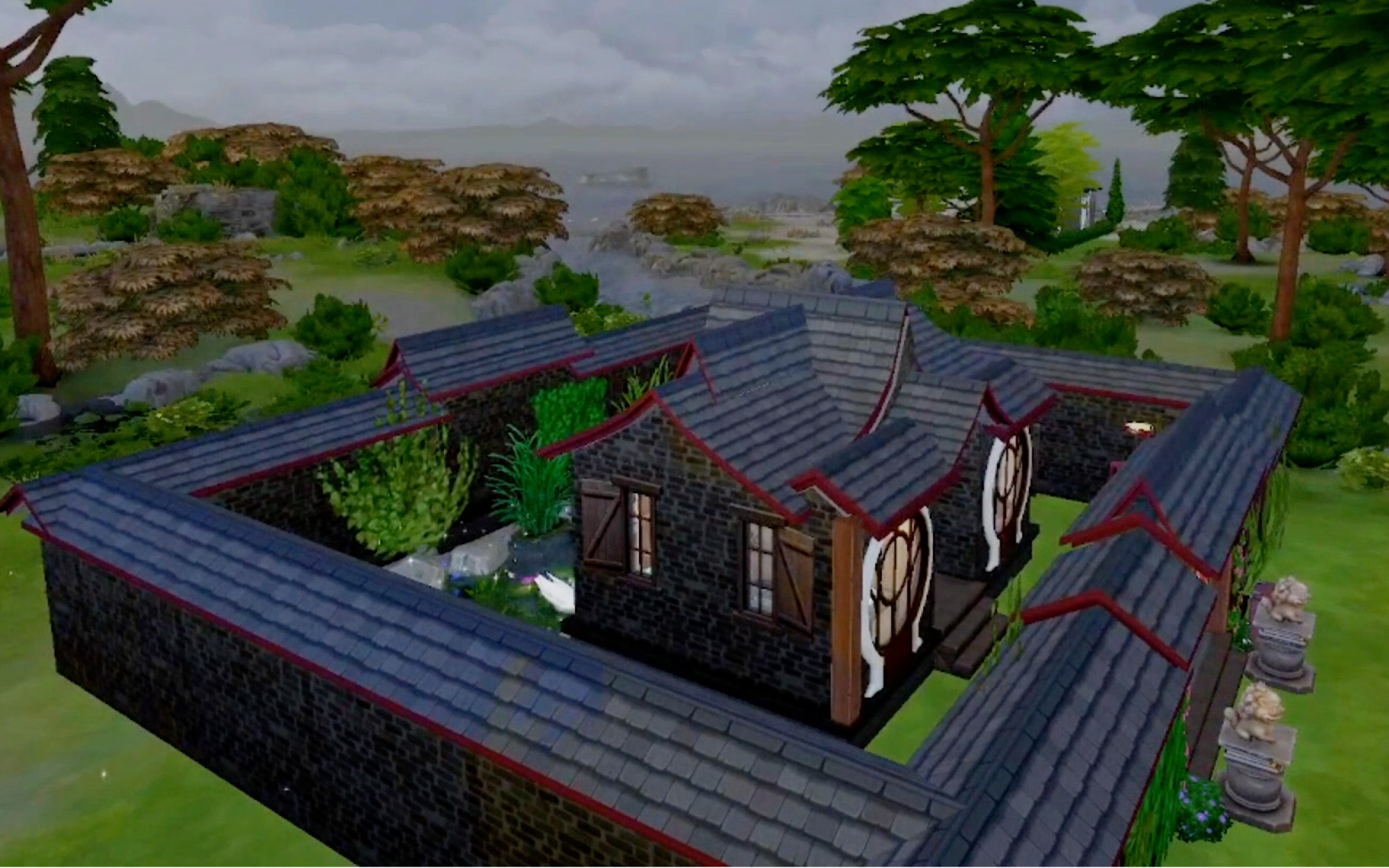 模拟人生4|nocc速建 古风独居小屋