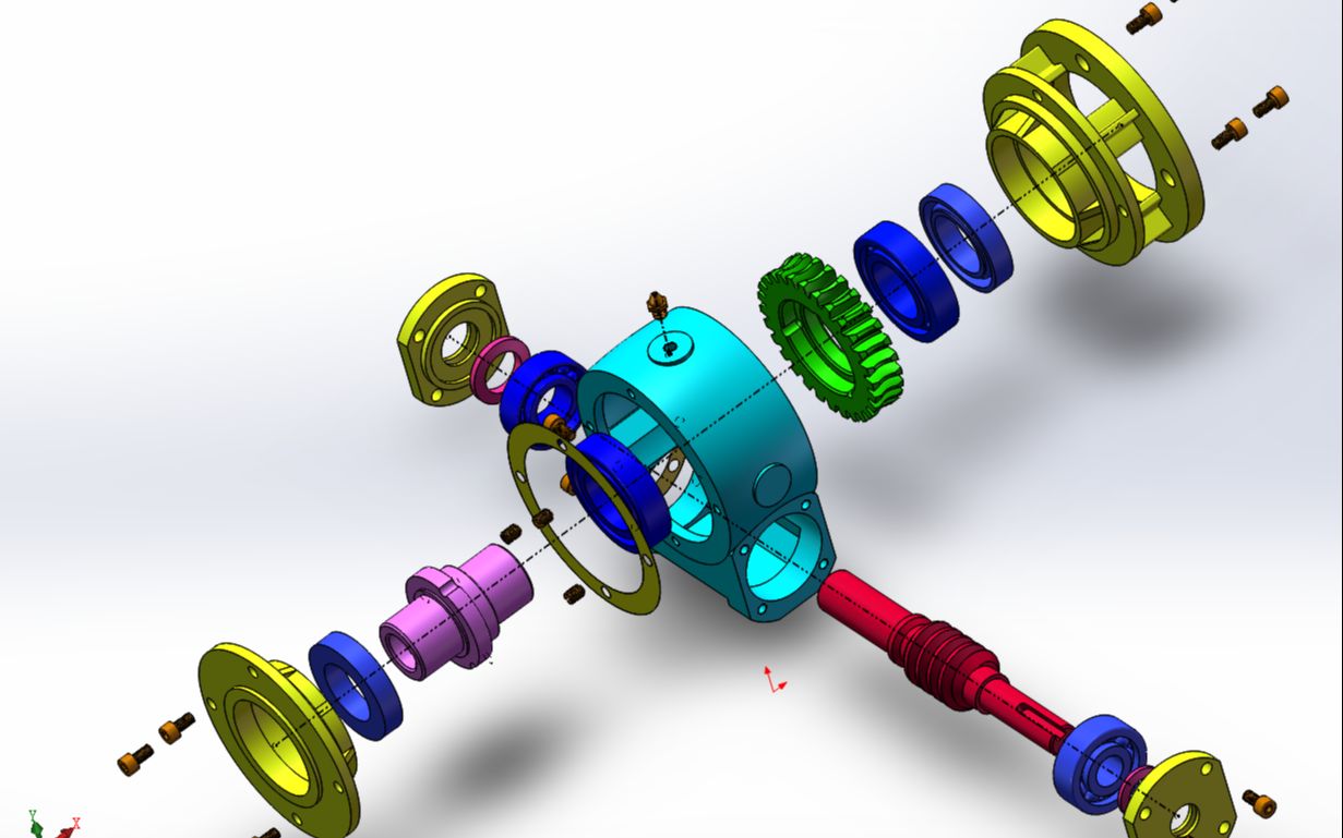 Solidworks装配体&渲染&爆炸视图及动画&装配体工程图制作哔哩哔哩bilibili