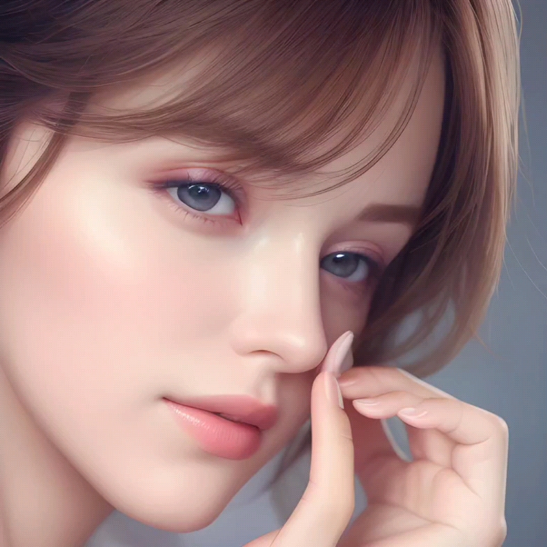 欧美风精致女生头像