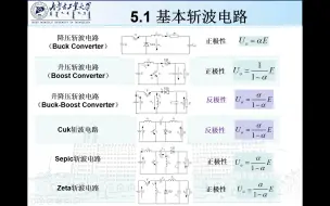 Download Video: 电力电子技术—直流-直流变流电路 5.1.3—5.1.4 基本斩波电路 升降压斩波电路 Buck-Boost Converter