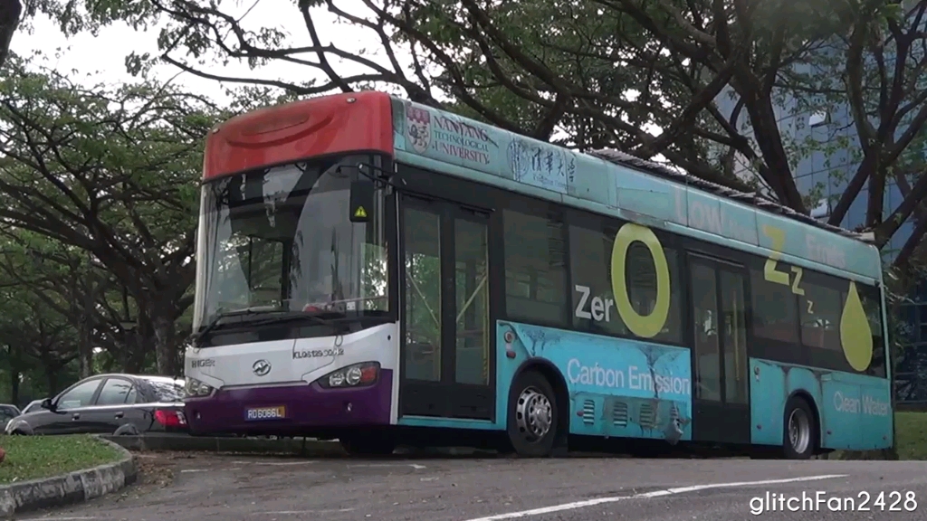 出口国外的海格klq6129gqh2氢燃料城市客车