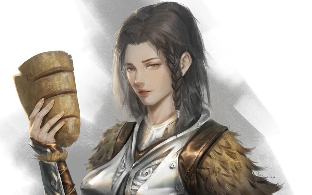 ps绘画过程滚5同人莱迪亚lydia