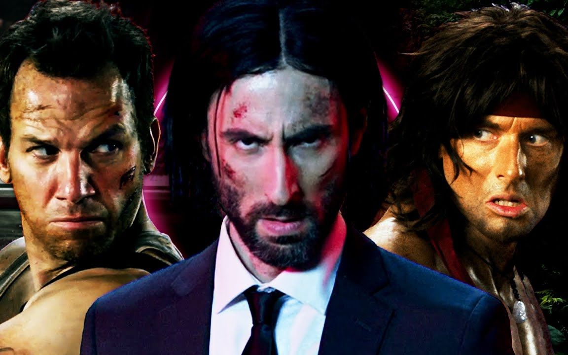 【中文字幕】erb史诗级说唱大战:约翰威克 vs 约翰麦克莱恩 vs 约翰