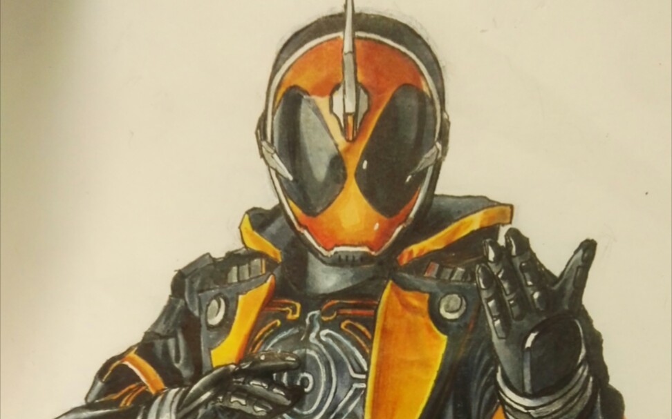 手绘假面骑士ghost