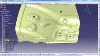 下载视频: 007.Catia 软件应用-用扫略做加强筋的常用方法