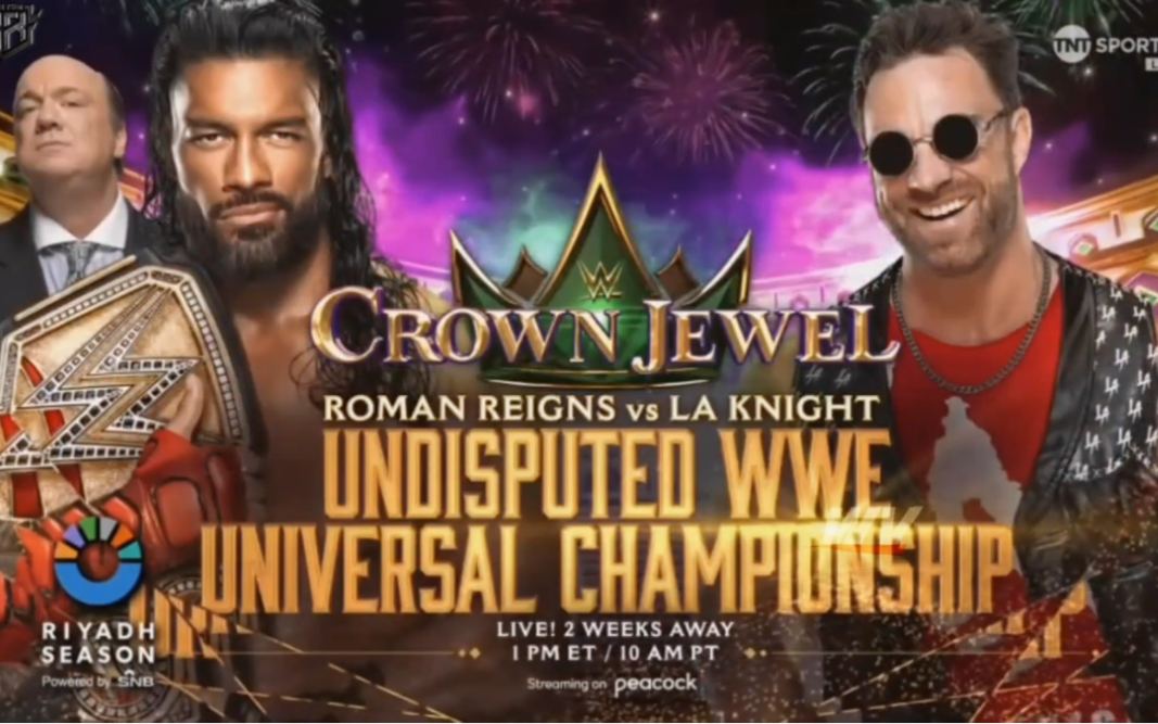 [图]WWE Crown Jewel 2023比赛列表