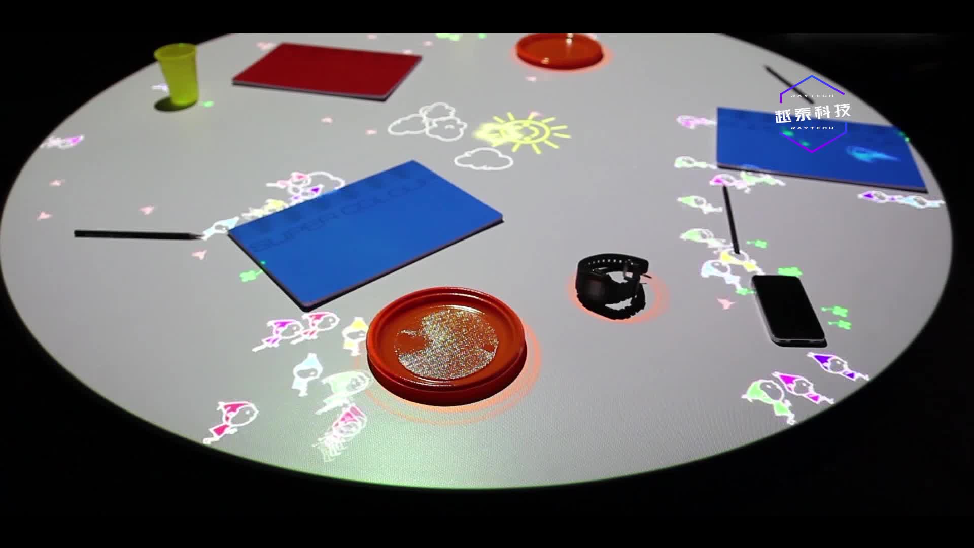 越泰科技——儿童互动投影 桌面精灵世界 儿童体感互动