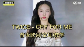 Twice Cry For Me 韩语歌词教学空耳学唱 哔哩哔哩 つロ干杯 Bilibili