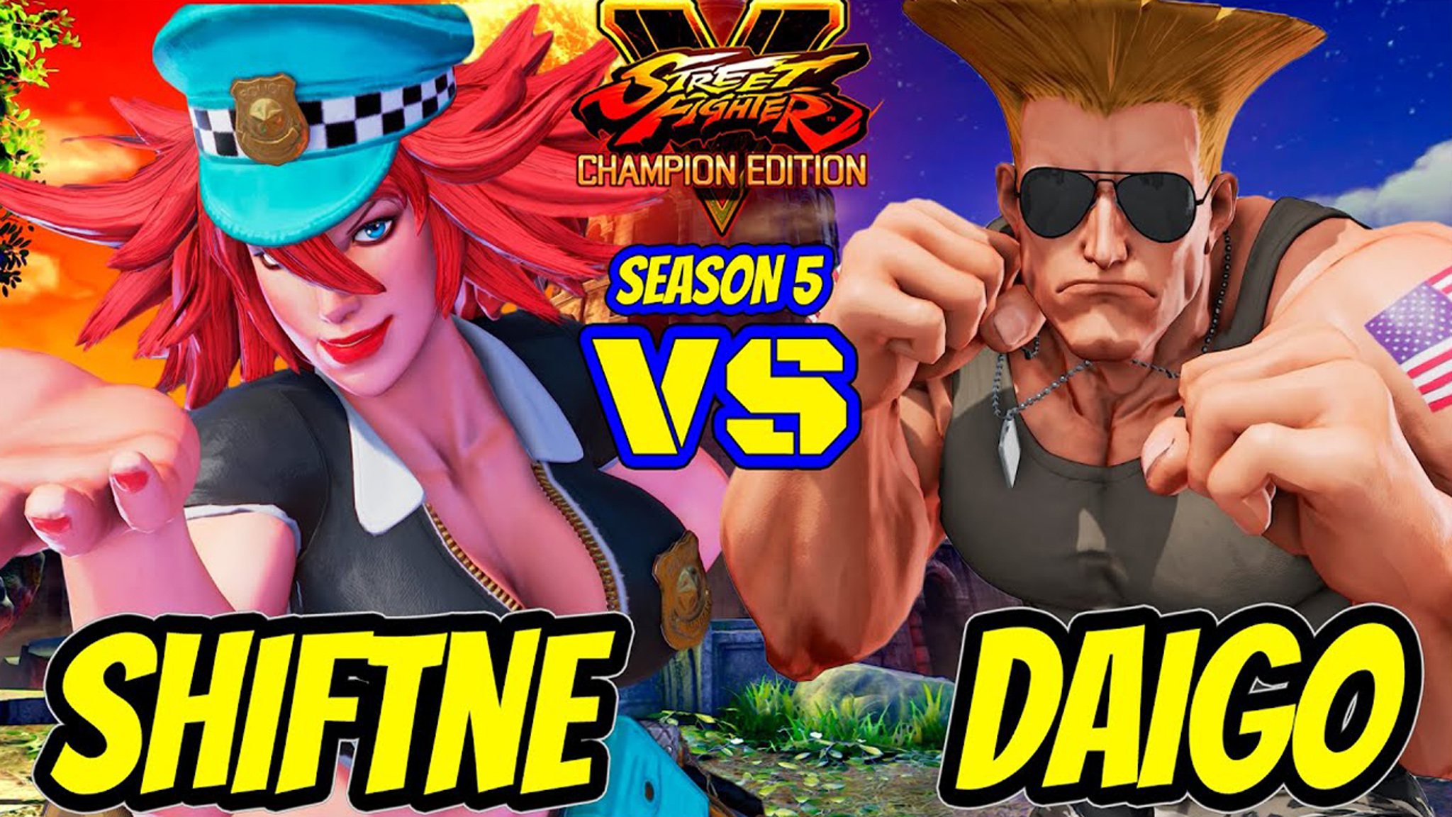 街霸 5:shiftne(poison)vs 梅原大吾(古烈)