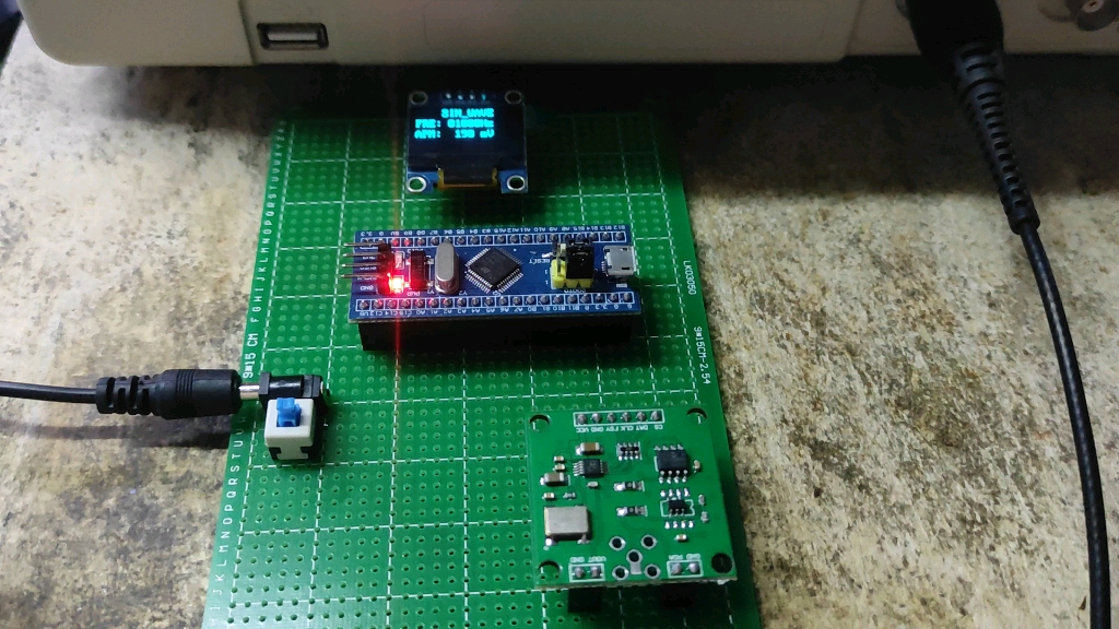 STM32单片机AD9833信号发生器设计信号源正弦波/三角波/方波哔哩哔哩bilibili