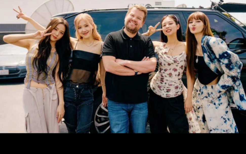 [图]BLACKPINK-美国最新综艺中字-柯登秀拼车卡拉OK,看粉墨嗨唱经典歌曲串烧