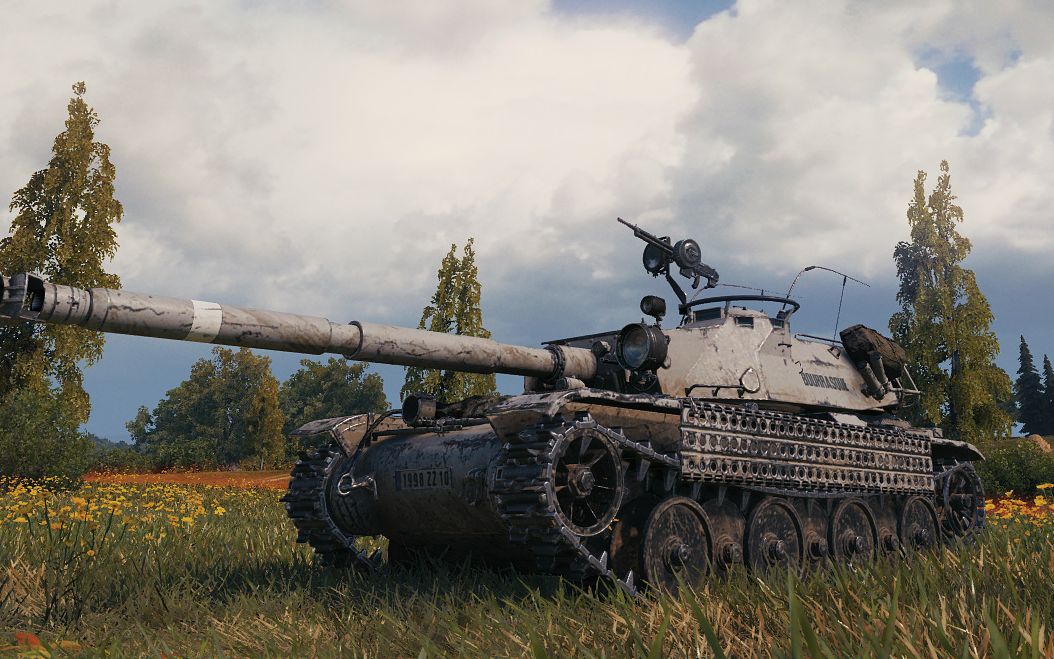 坦克世界 查狄伦暴风 bourrasque 马利诺夫卡 点打7000 火力支援 侦察