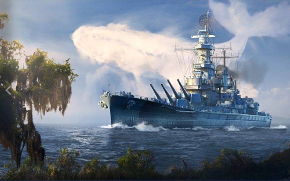 【战舰世界】佐治亚30w输出 3300裸经验(阿雅投稿)