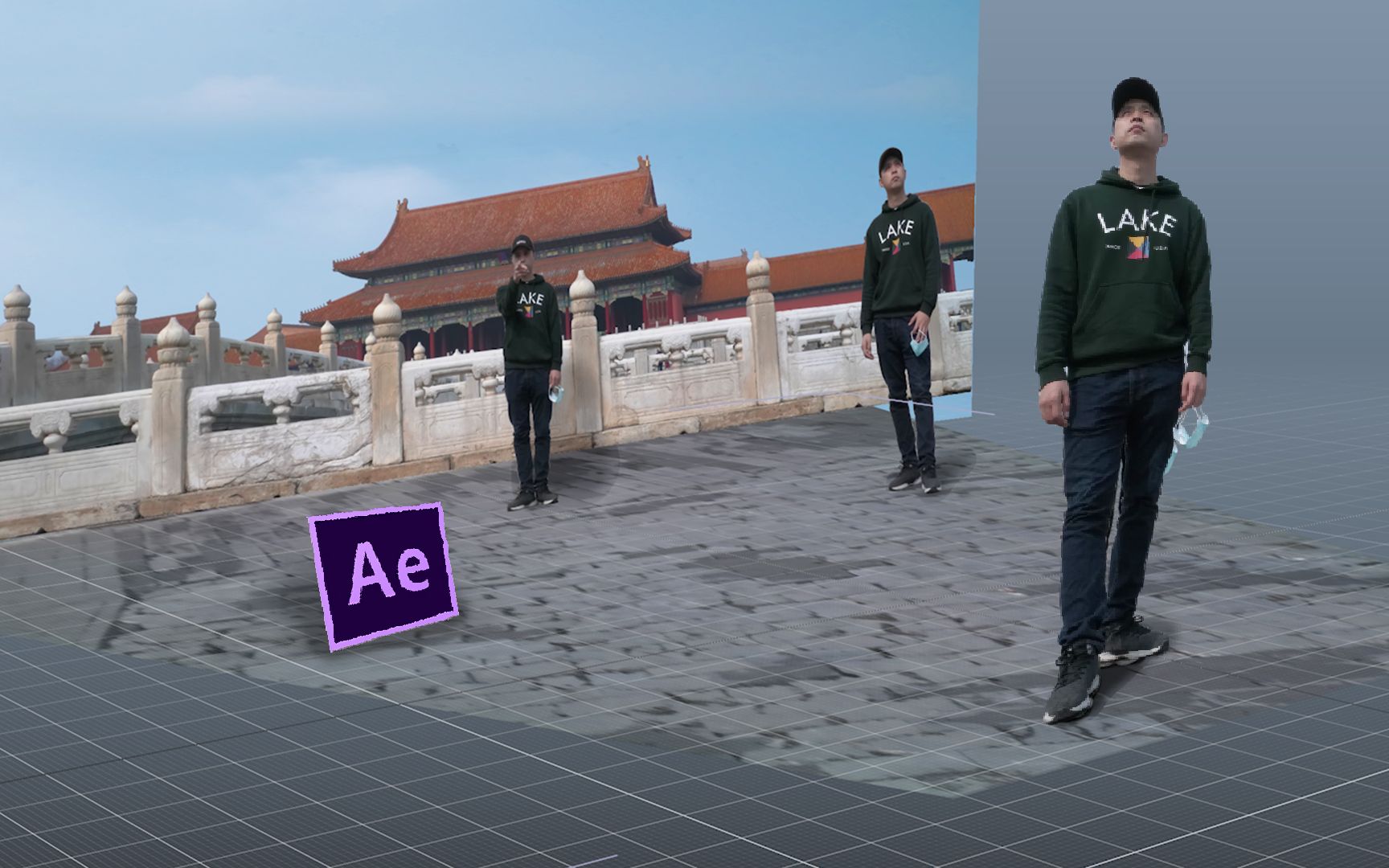 用aftereffects3d场景功能制作照片动起来的效果ae教程