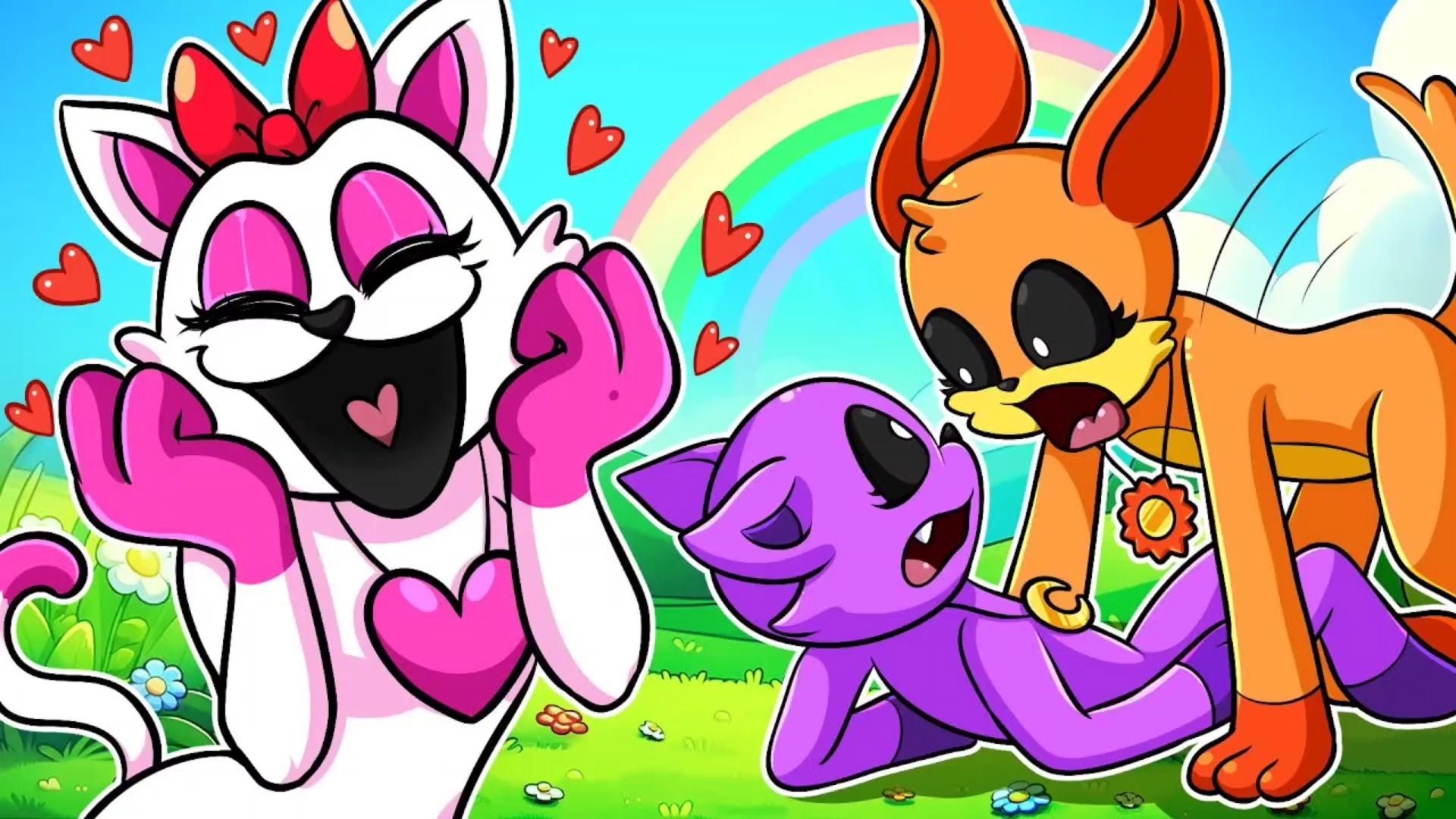 微笑小动物 -竟然出现了一位白色的瞌睡猫,她到底是谁呢?