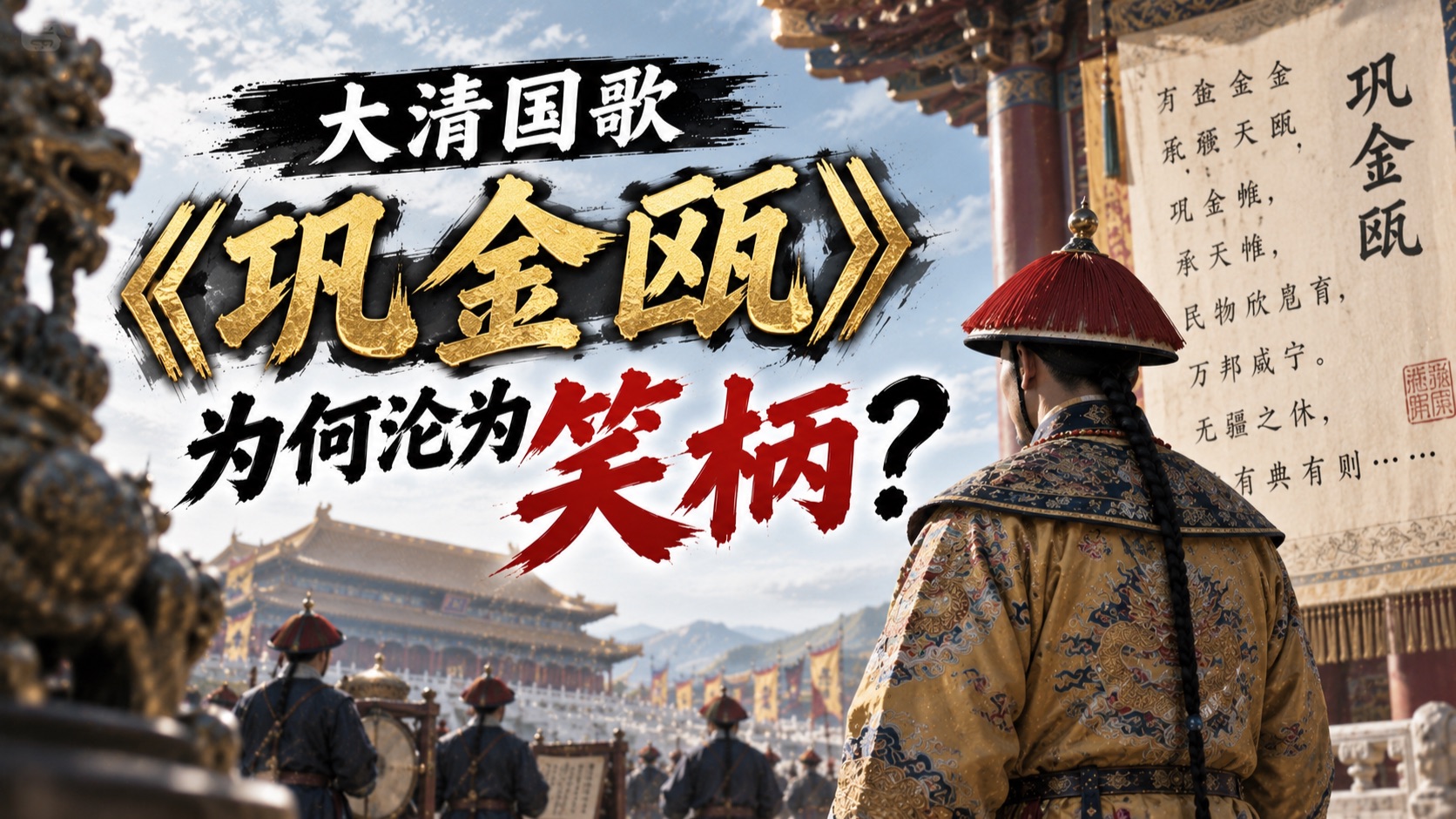 大清国歌《巩金瓯》， 为何沦为笑柄？