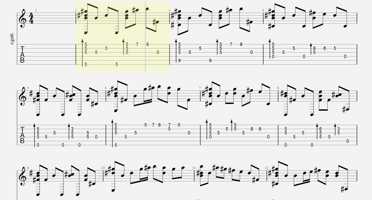 【吉他谱】枪花经典november rain - guns n roses
