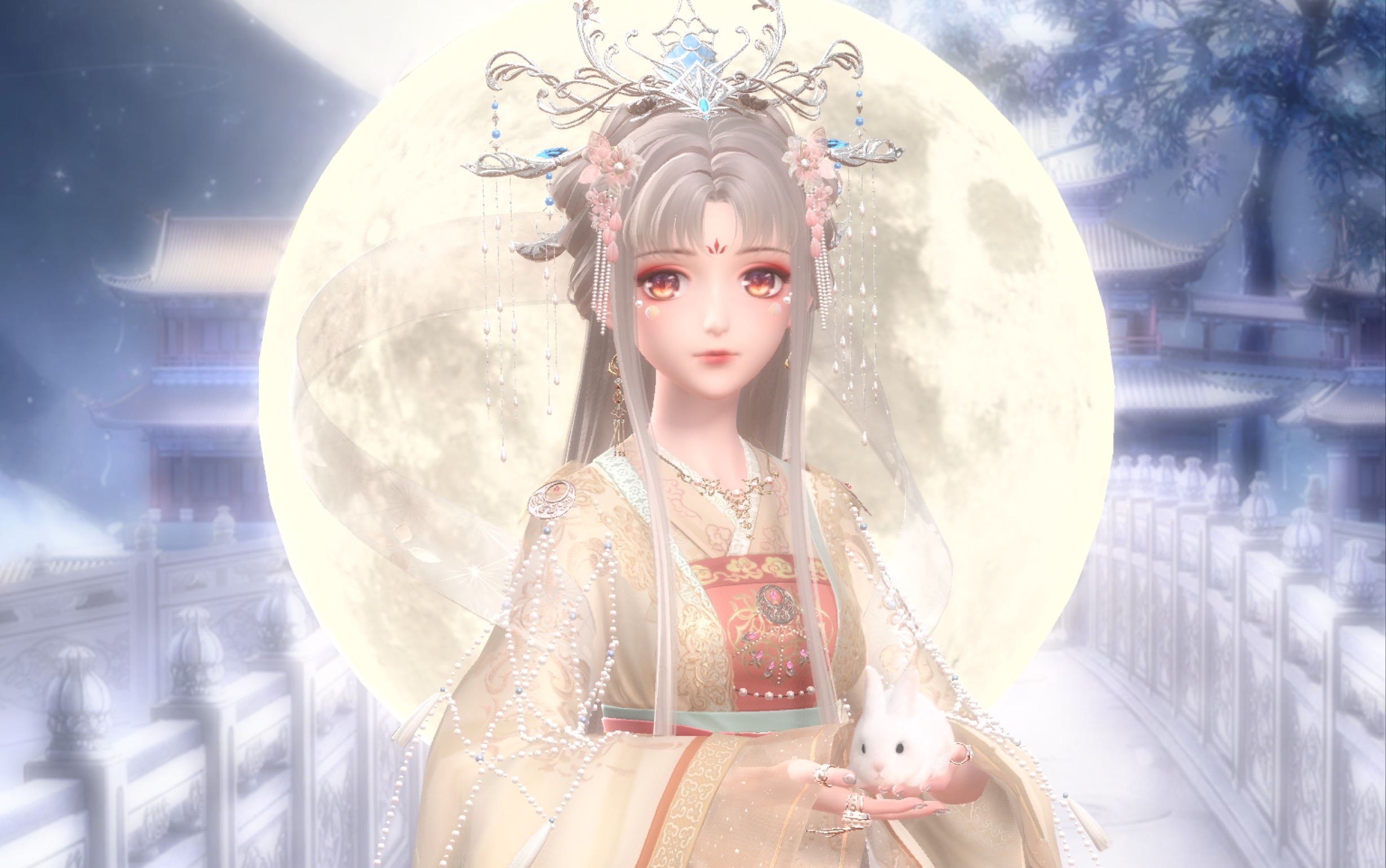 【闪耀暖暖】「秋夕祈月」国庆&中秋单闪阁100抽录屏实况(1倍速) 非凡
