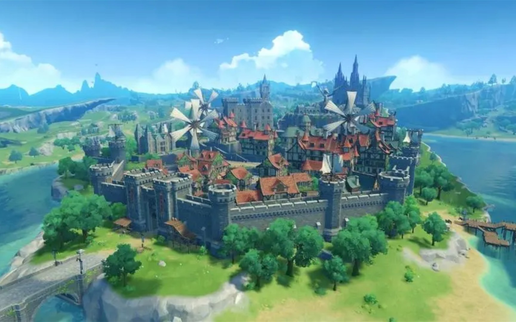 原神4k自由之约蒙德的一天