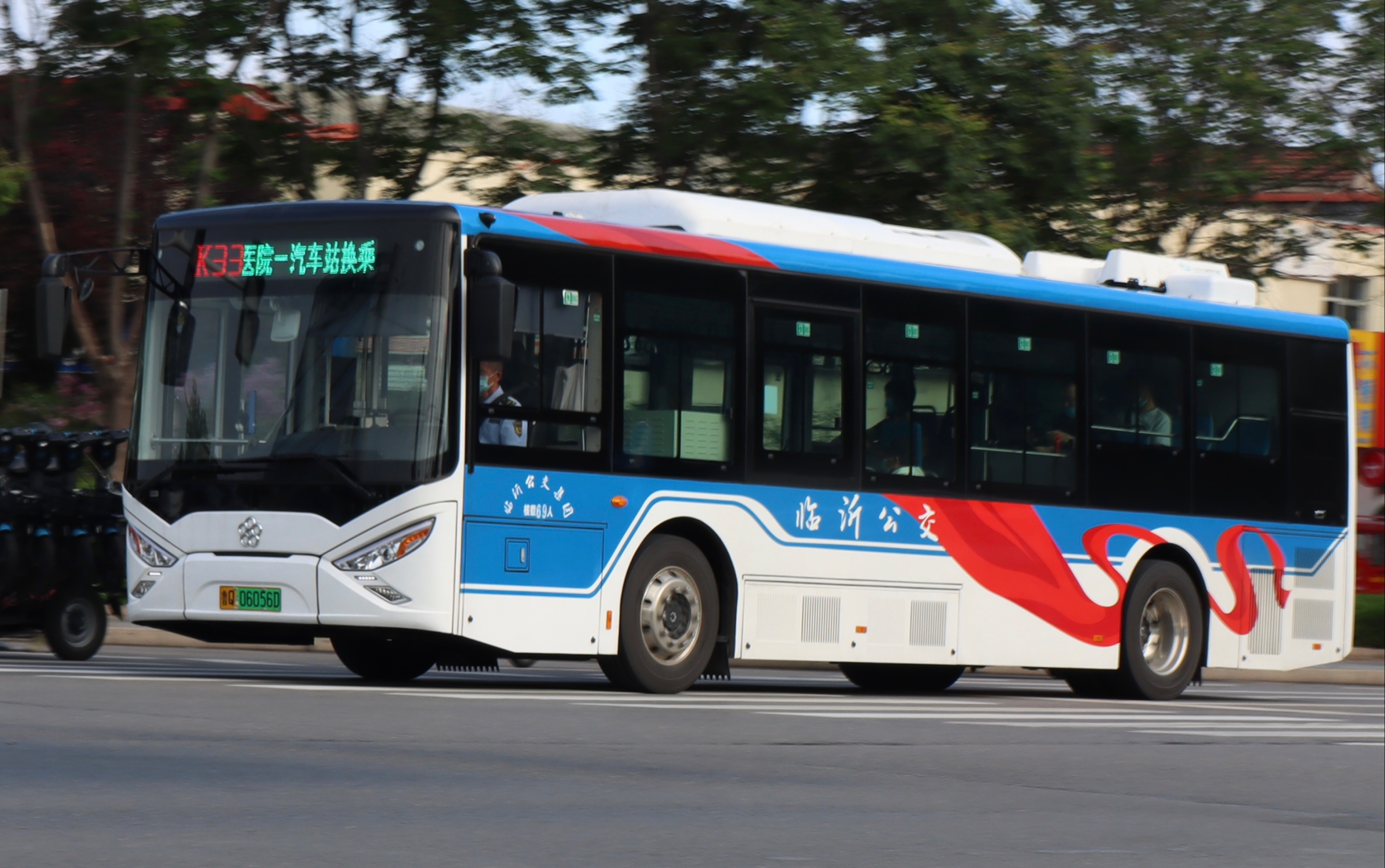 【临沂公交】河东直通汽车站·新车贯穿东兴路 k33路上行pov(临沂第三