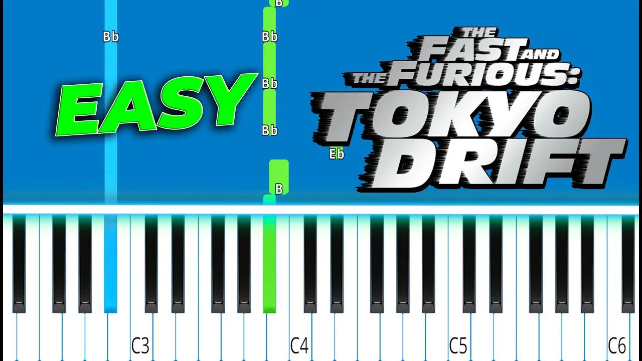 [图]2103Fast & Furious Tokyo Drift - Piano Tutorial - Teriyaki Boyz