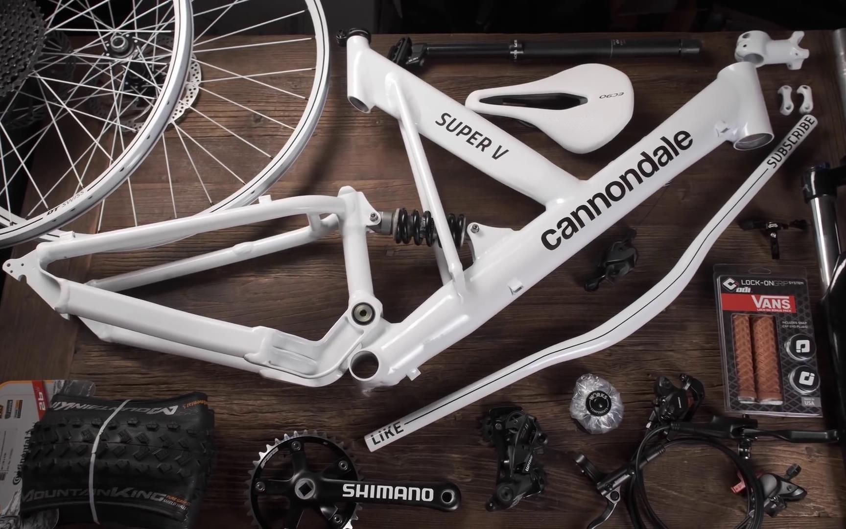 修复梦想中的山地车-cannondale super v