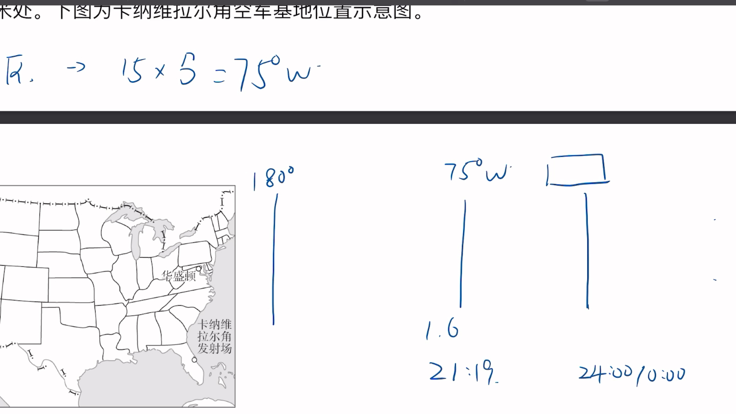 [图]【高中地理】地球运动—日界线与今天和昨天的范围计算问题