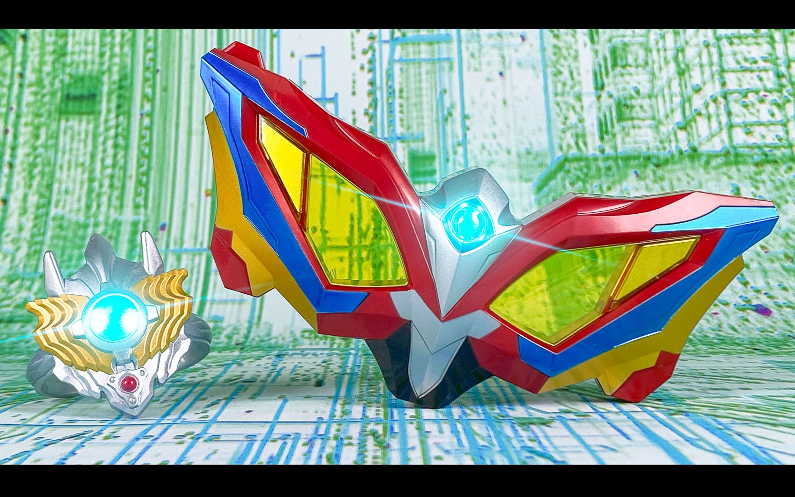 快展示dx令迦奥特曼新世代眼镜新世代手镯