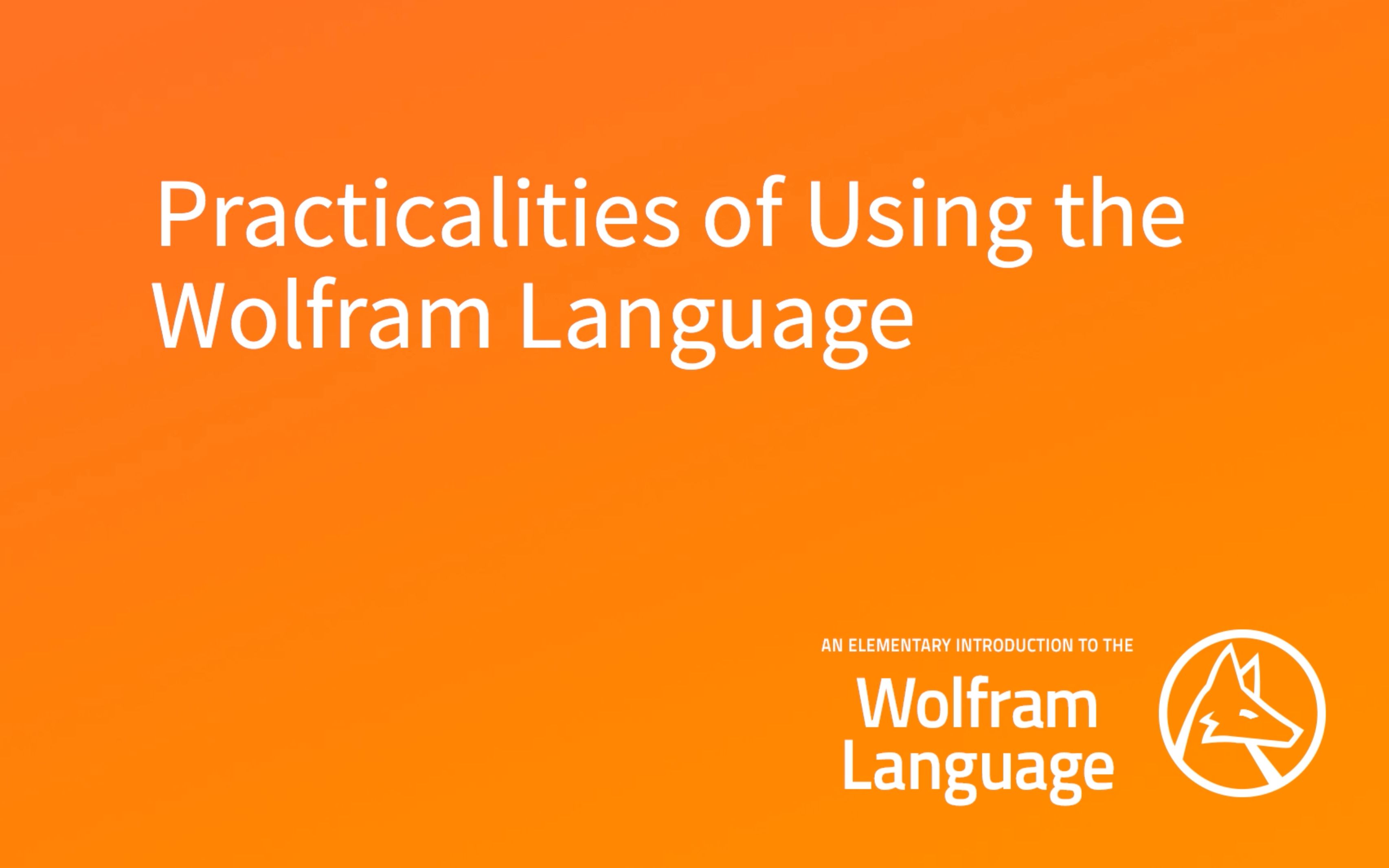 【Wolfram 语言入门】实际运用 Wolfram 语言哔哩哔哩bilibili