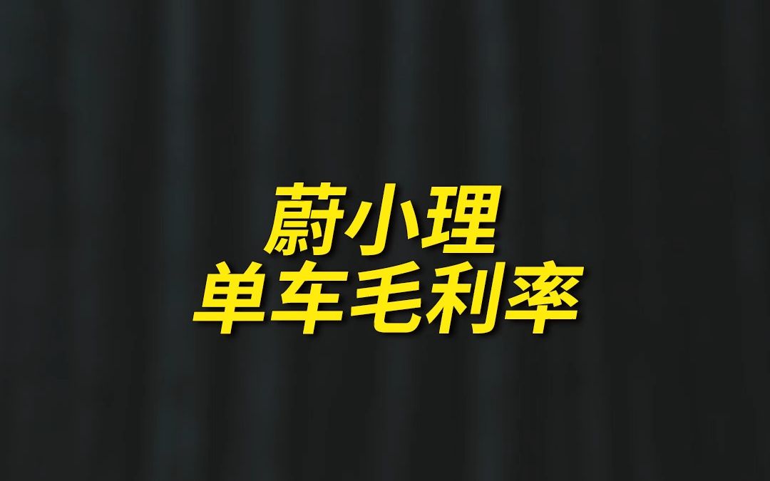 蔚来、小鹏、理想,他们卖一台车能挣多少?将来会如何发展,大家讨论一下哔哩哔哩bilibili