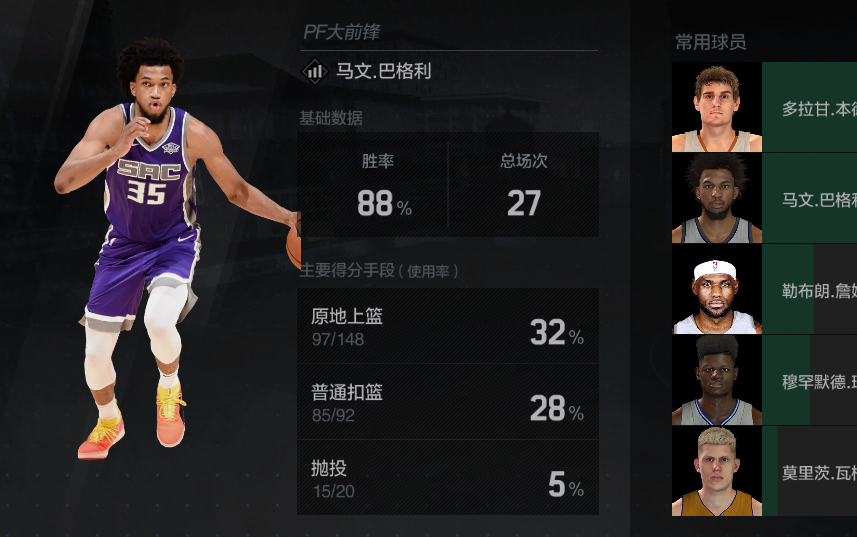 nba2kol2新内核球员推荐第四期榜眼巴格利