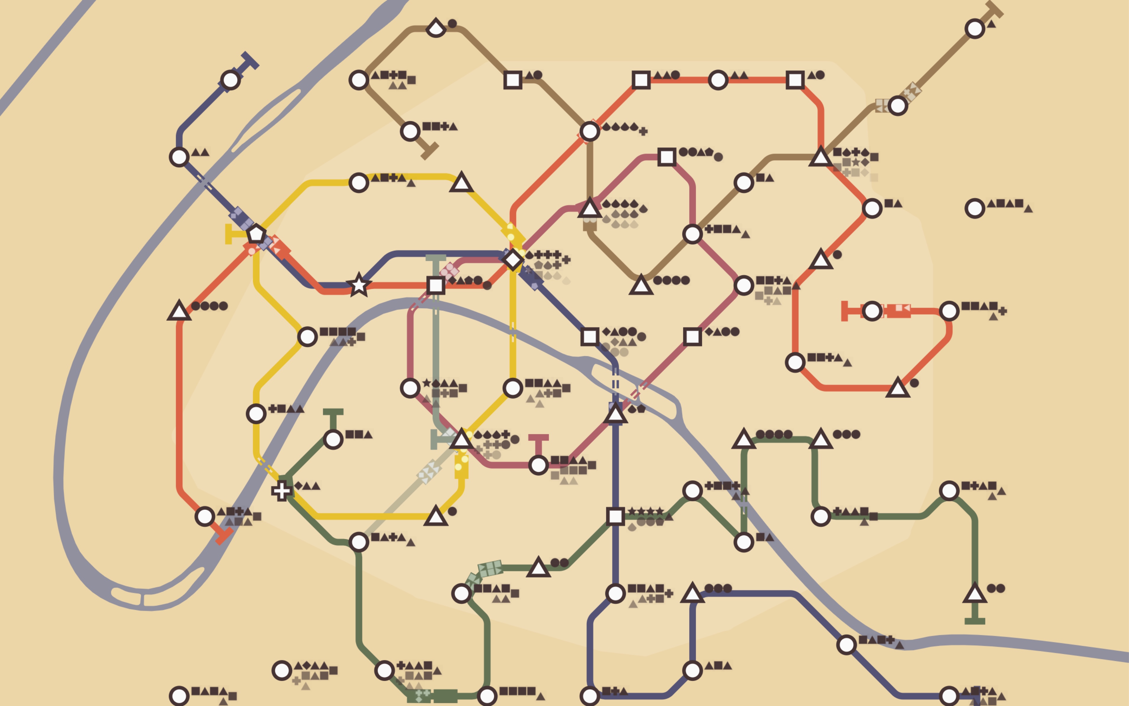 迷你地铁-巴黎1937-人数5000 -论临时专线的应用_单机游戏热门视频