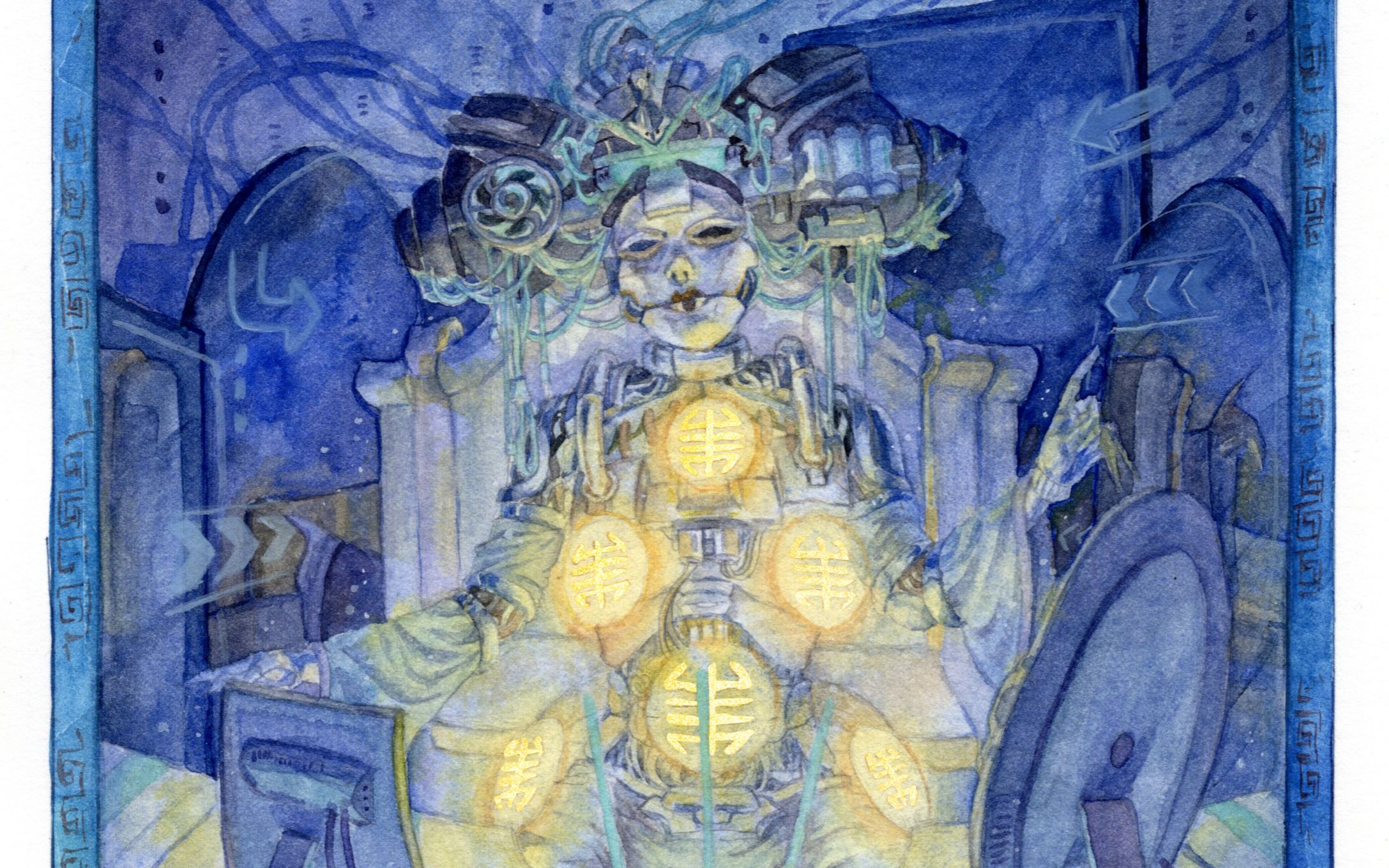 【水彩过程】七宗罪:傲慢