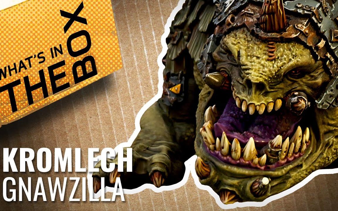 战锤40k 第三方 kromlech 开箱 史古格巨兽(Unboxing Orc Gnawzilla Kromlech)战锤40K