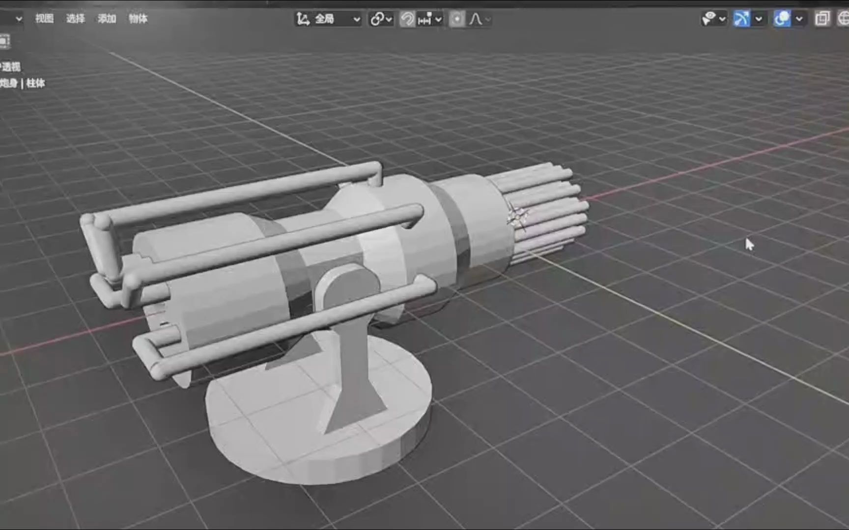 例外声明:此模型特效预计为蓝火加特林样式.小时候幻想的科幻世界.