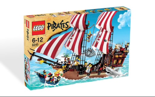 乐高海盗6243布雷克胡子的赏赐号速组评测