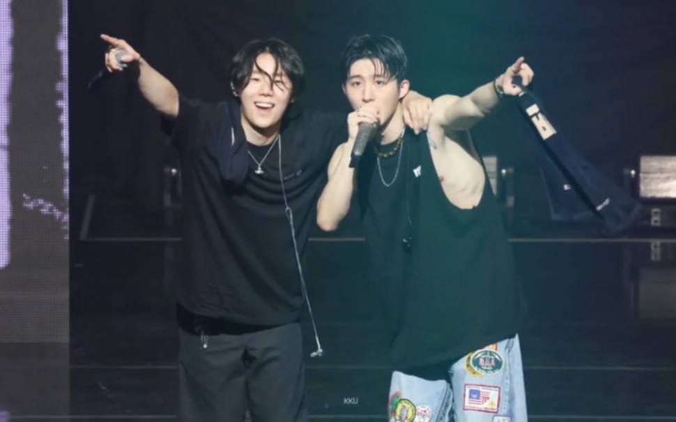 【金韩彬&崔来星】未发行曲《idol》《新的》演唱会安可舞台