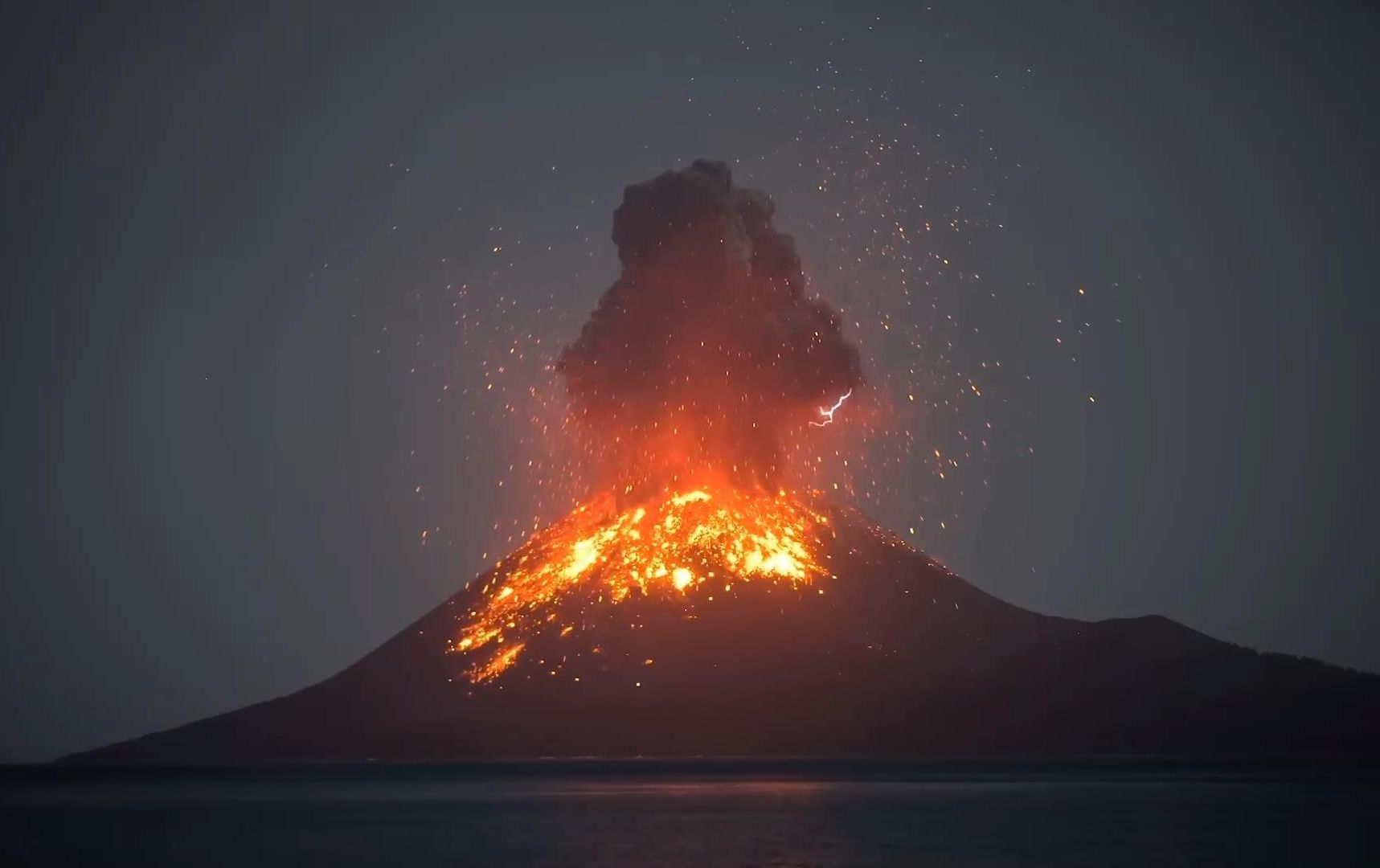 火山爆发壁纸图片