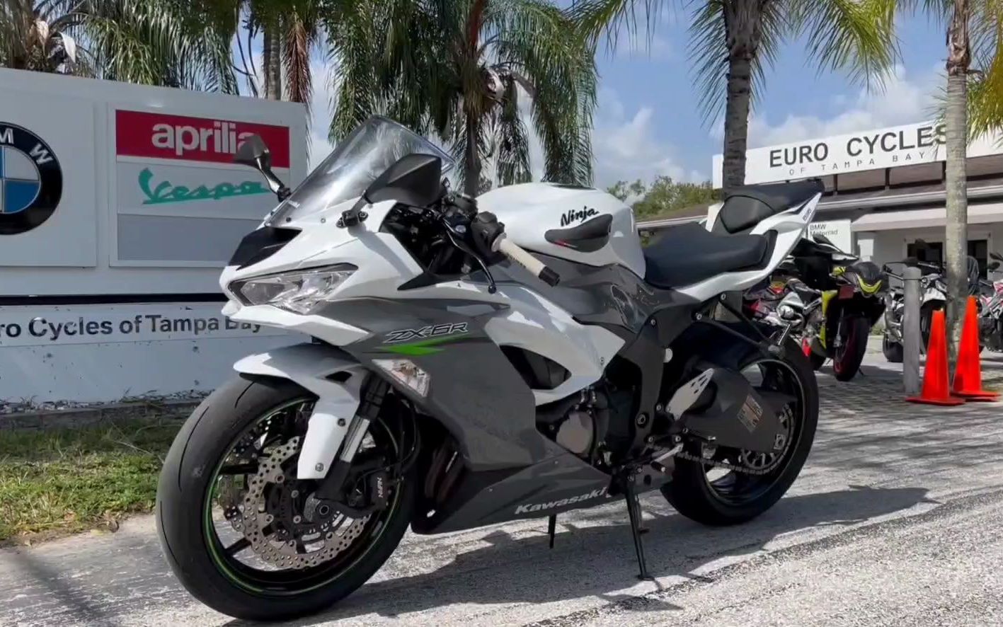 2021 川崎 zx-6r实车及声浪展示_哔哩哔哩_bilibili